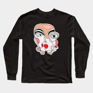 One couple, many faces Long Sleeve T-Shirt